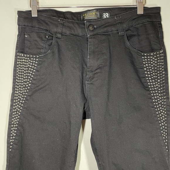 Valiant Paris Made in France Black Jeans size 33 - Picture 4 of 7